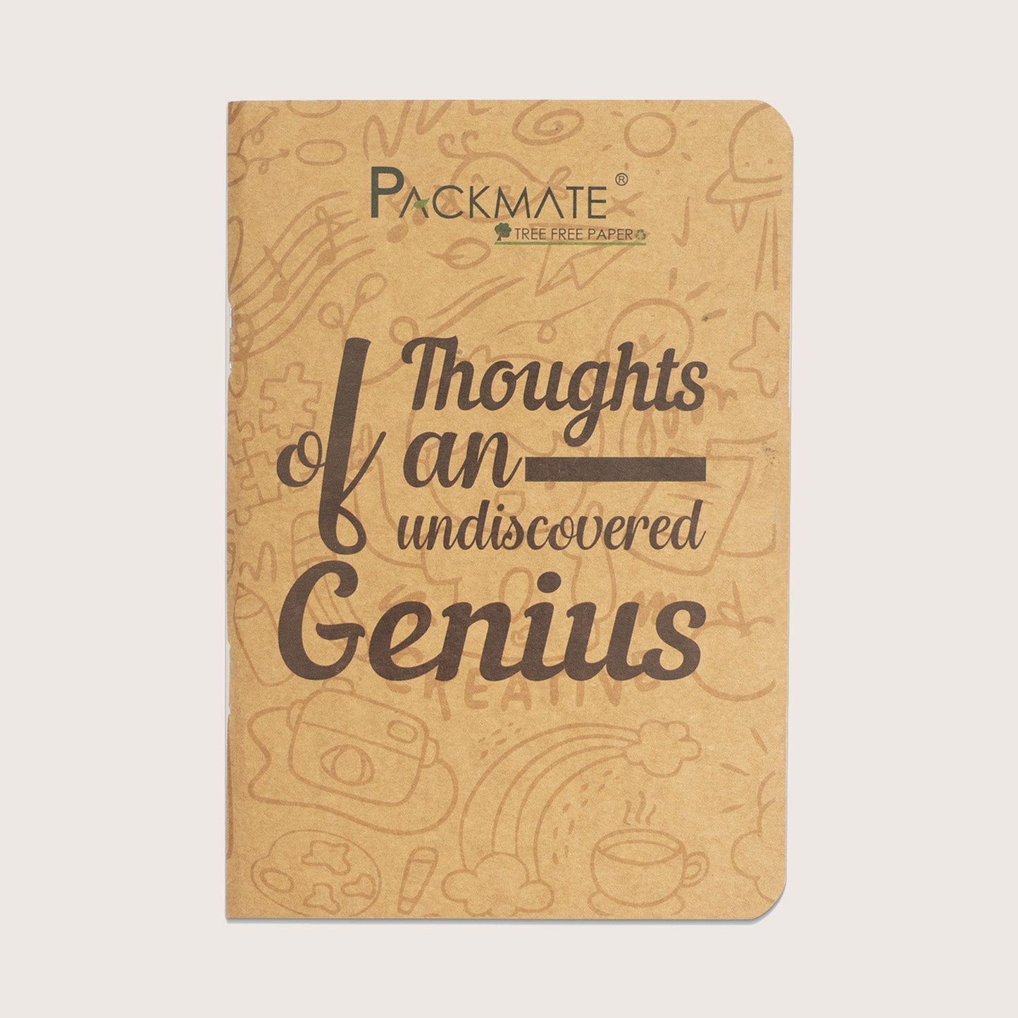 Packmate Unruled Notepad (Pack of 5) Made From 100% Recycled Paper