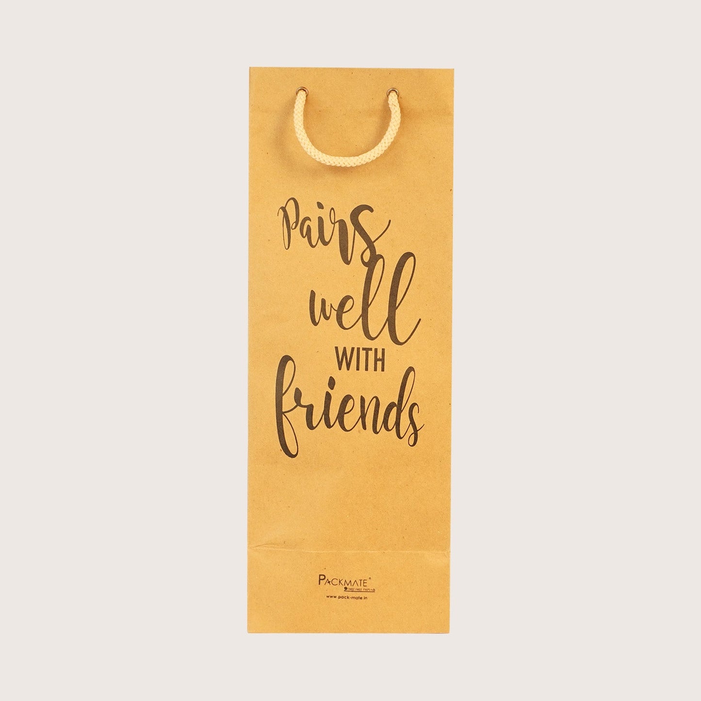 Packmate Wine Bag (Pack of 5) Made From 100% Recycled Paper