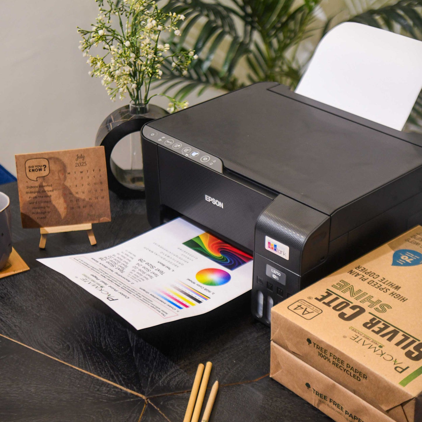 Packmate Silvercote Shine White A4 Copier, 500 Sheets | Made From 100% Recycled Paper