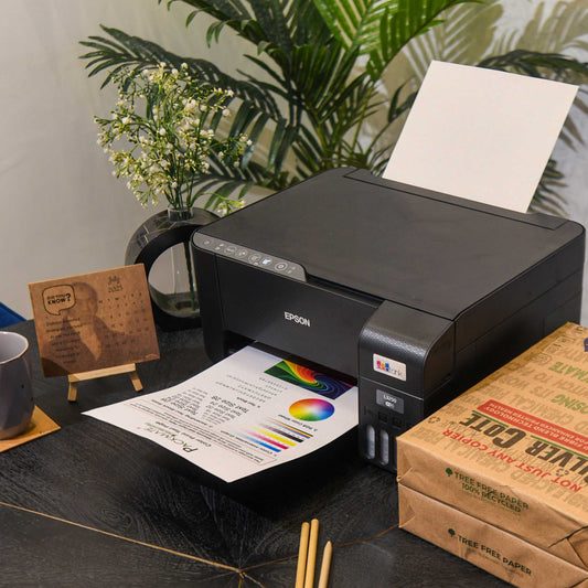 Packmate Silvercote A4 Printer Paper (500 Sheets) (Not Bright White) | High-quality paper made from 100% recycled materials | Ideal A4 paper ream for eco-friendly printing!