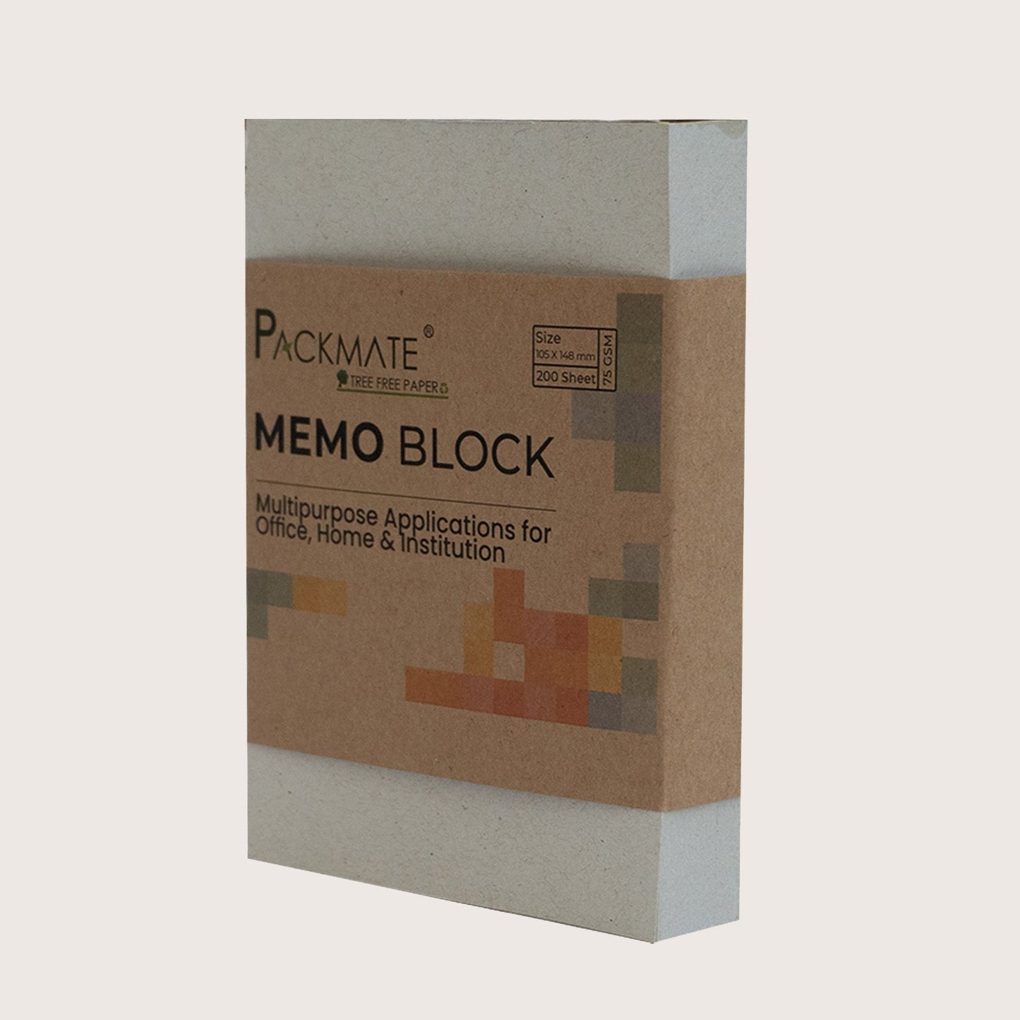 Packmate Memo Block (Pack of 5) Made From 100% Recycled Paper