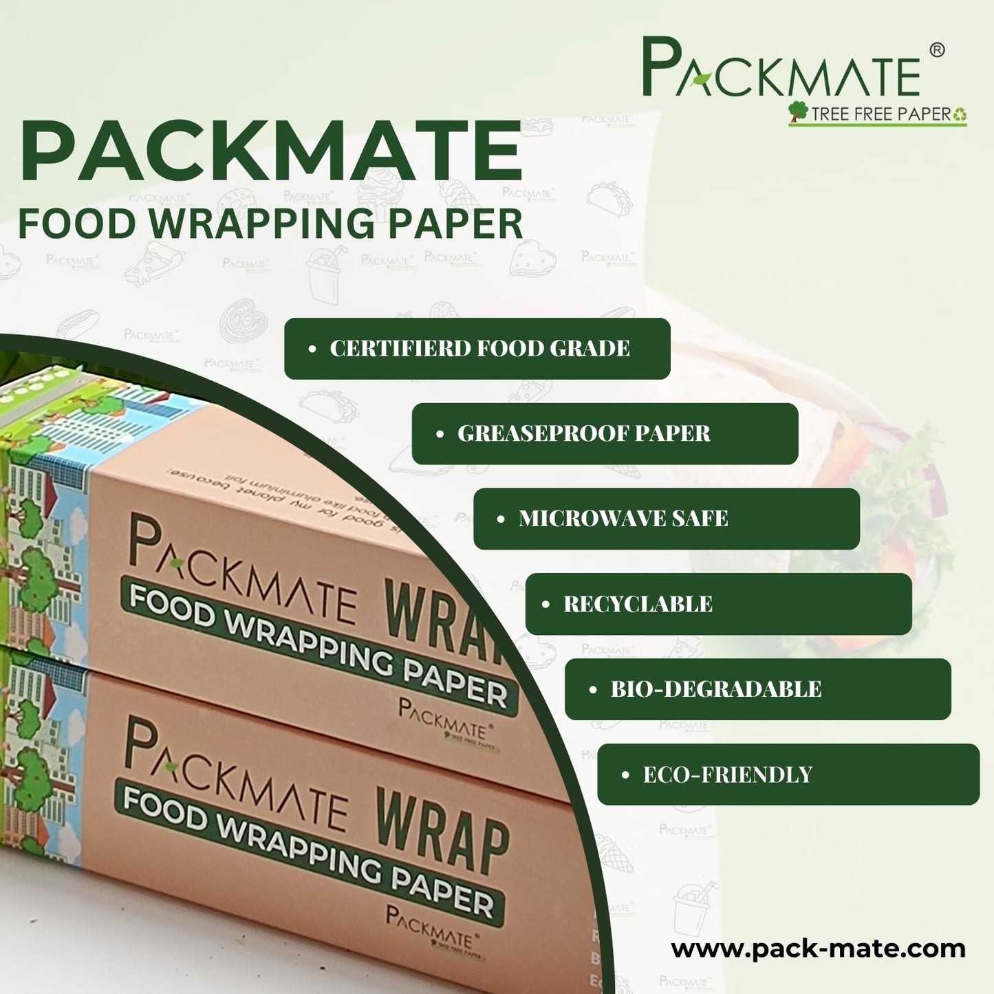 Best Food or Roti Wrap Paper
