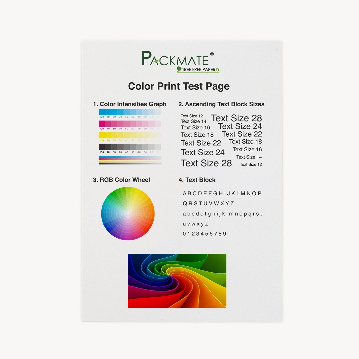 Packmate Bond Paper (Letterhead Paper) (120 GSM | A4 Size - 100 Sheets) (Not Bright White) | Made From 100% Recycled Paper