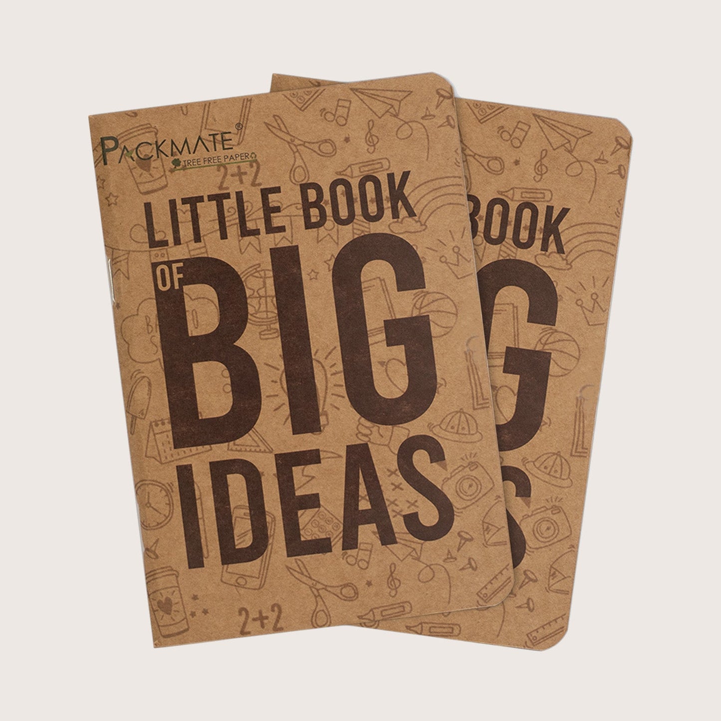 Packmate Unruled Notepad (Pack of 5) | Made From 100% Recycled Paper