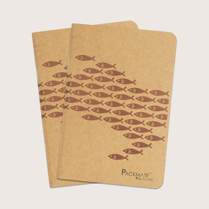 Packmate Unruled Notepad (Pack of 5)  Made From 100% Recycled Paper